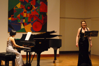 Eralys Fernandez Mendez, Cuban pianist and British mezzo-soprano Chloe Beecham