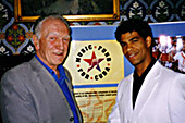 Ken Gill, Music Fund trustee, with Carlos Acosta at the House of Commons reception.